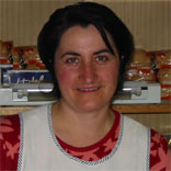 Velleda Magnoni's shop has been serving Cagli customers' cheese needs for 28 years