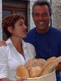 Ketti and her husband at their stall