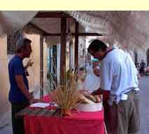 Eyeing the merchandise