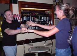 Bicio and Ellen dance up a storm to 'Just a Gigolo'