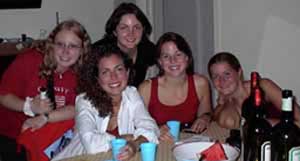 Val's Group: Deirdre, Val, Kerri Ann, Marissa, and Diana