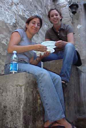 Ann Marie and Liz hanging out