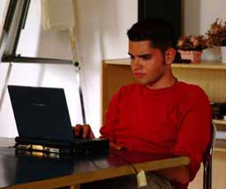 Joe using Photoshop