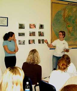 Ann Marie and Emily describe their photoessay