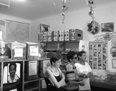 Workers at the local community center 