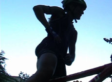 Olivia and bike