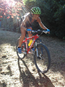 Riding with sun