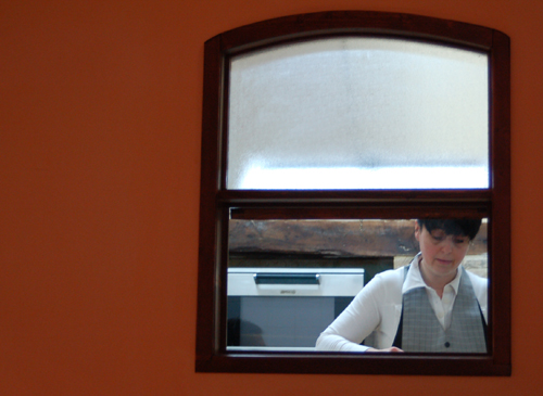 Gabriella in window