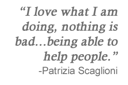 I love what I am doing, nothing is bad...being able to help people