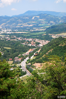 Cagli from Monte Petrona