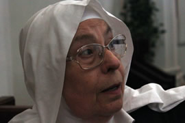 A portrait of Sister Cecilia