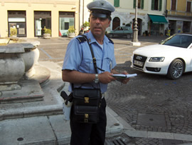 Giancarlo on the job at City Hall