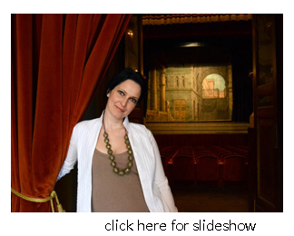 Candid shot of Laura