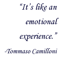 it's like an emotional experience