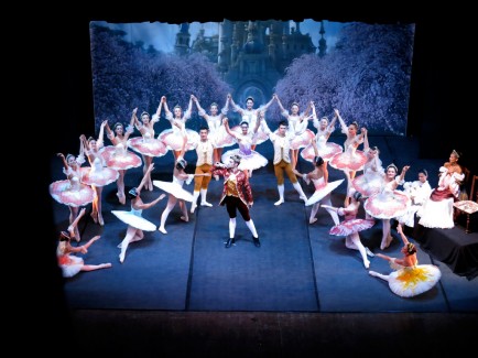 Dancers perform Sleeping Beauty in Cagli, Italy.