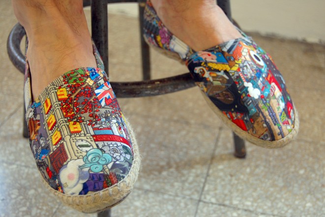 colorful shoes