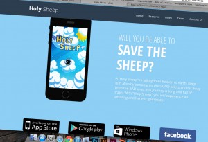 The web page for Dot5 allows the team to show off their work and market their game.