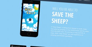 The web page for Dot5 allows the team to show off their work and market their game.
