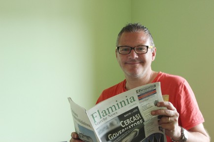 Guido Giovagnoli runs Cagli-based Flaminia Marche News, a free newspaper covering the small towns of the region.