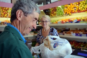 Luigi takes pride in his relationships with his customers, making it one of the many reasons why he loves his job.