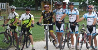 Bikers of various local clubs excited to set off for a day of biking.
