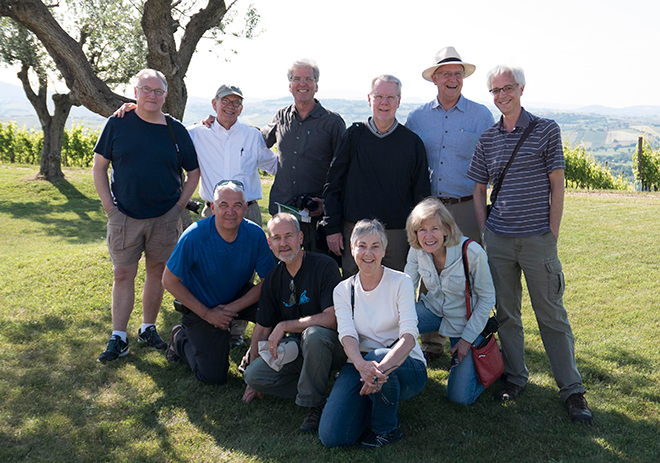 ieiMedia Faculty, Back row: Greg Luft, Doug Cumming, Bob Marshall, Steve Anderson, Rustin Greene, Dennis Chamberlin. Front row: Barry Janes, Michael Gold, Susan West, Susan Biddle.