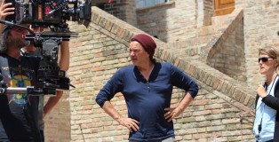 Director, Uwe Janson, working on set to create the perfect scene